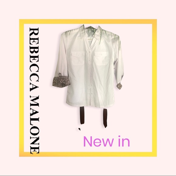Rebecca Malone Coral Bay Knit button down - Picture 6 of 6